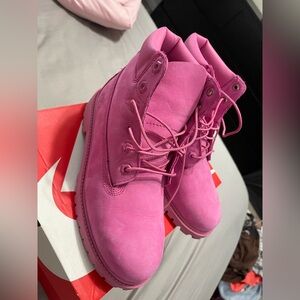 Timberland Bright Pink Boots